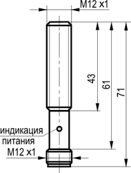 Габариты OY AC2A-2-2,5-PS4